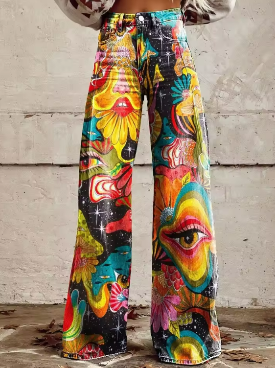 Maren - Boho Vintage Komfortable Bukser