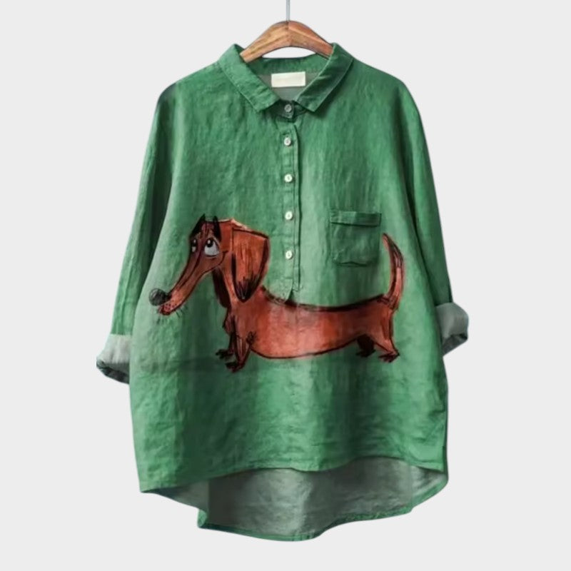 Line - Sofistikeret Bluse