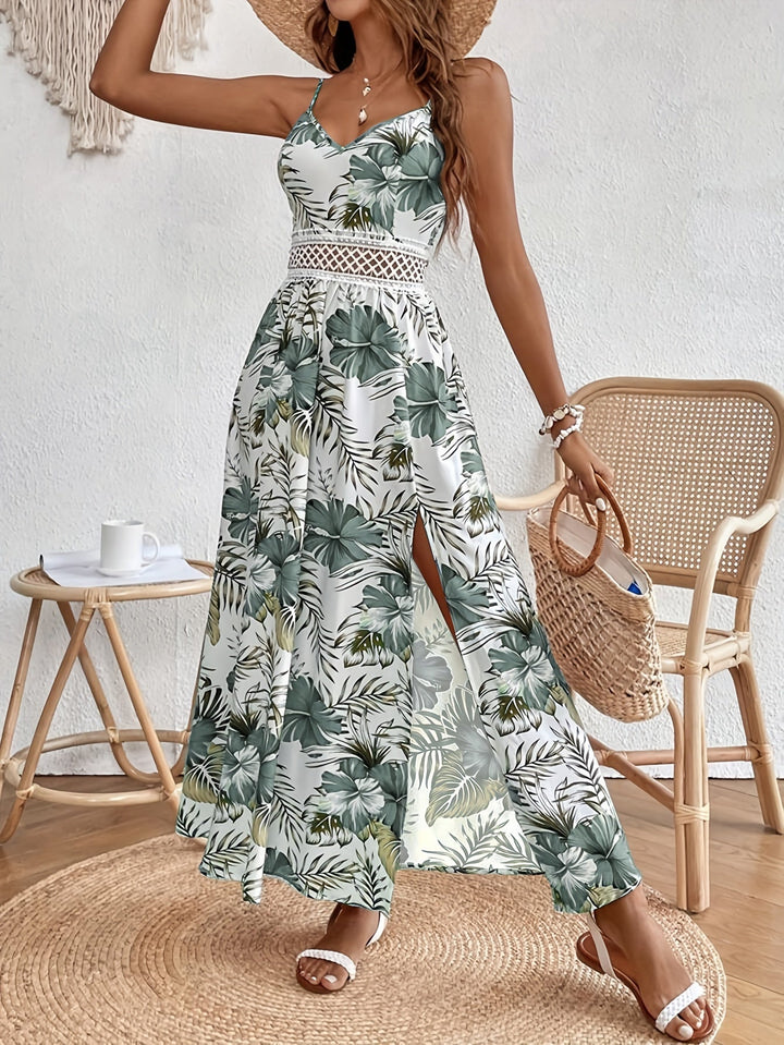 Louise - Elegant blomstret kjole