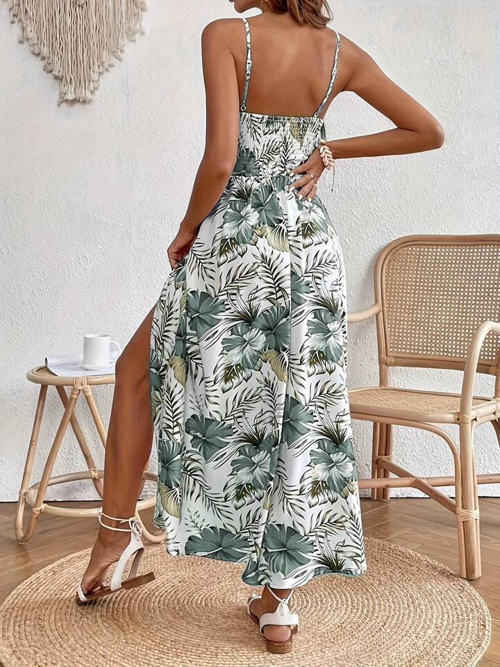 Louise - Elegant blomstret kjole