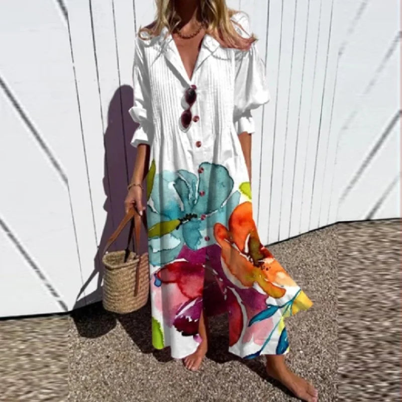 Gerda - Luksus boho maxikjole