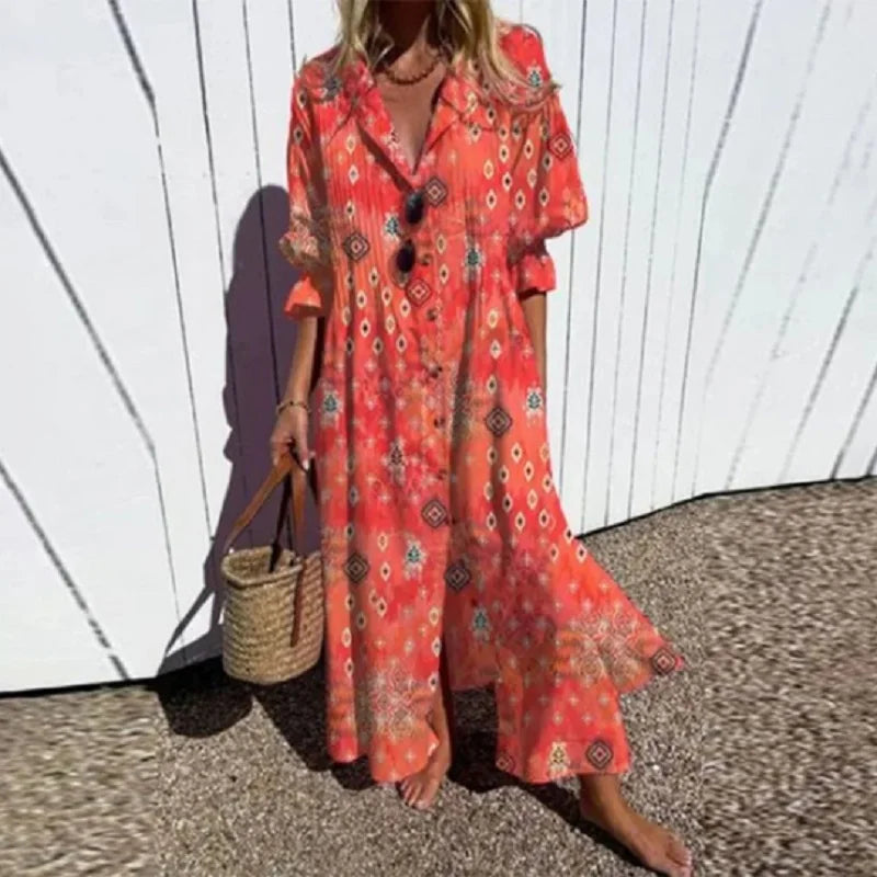 Nadja -  Boho forårskjole