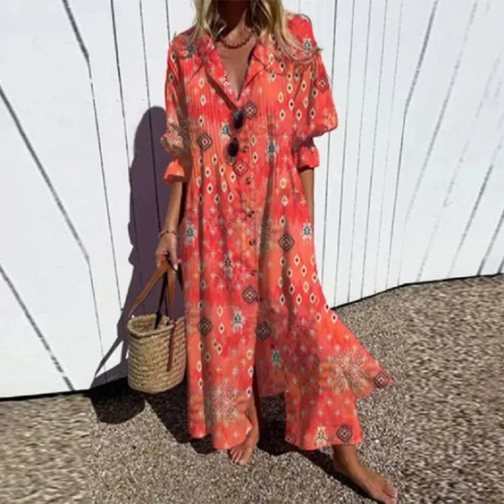 Nadja -  Boho forårskjole